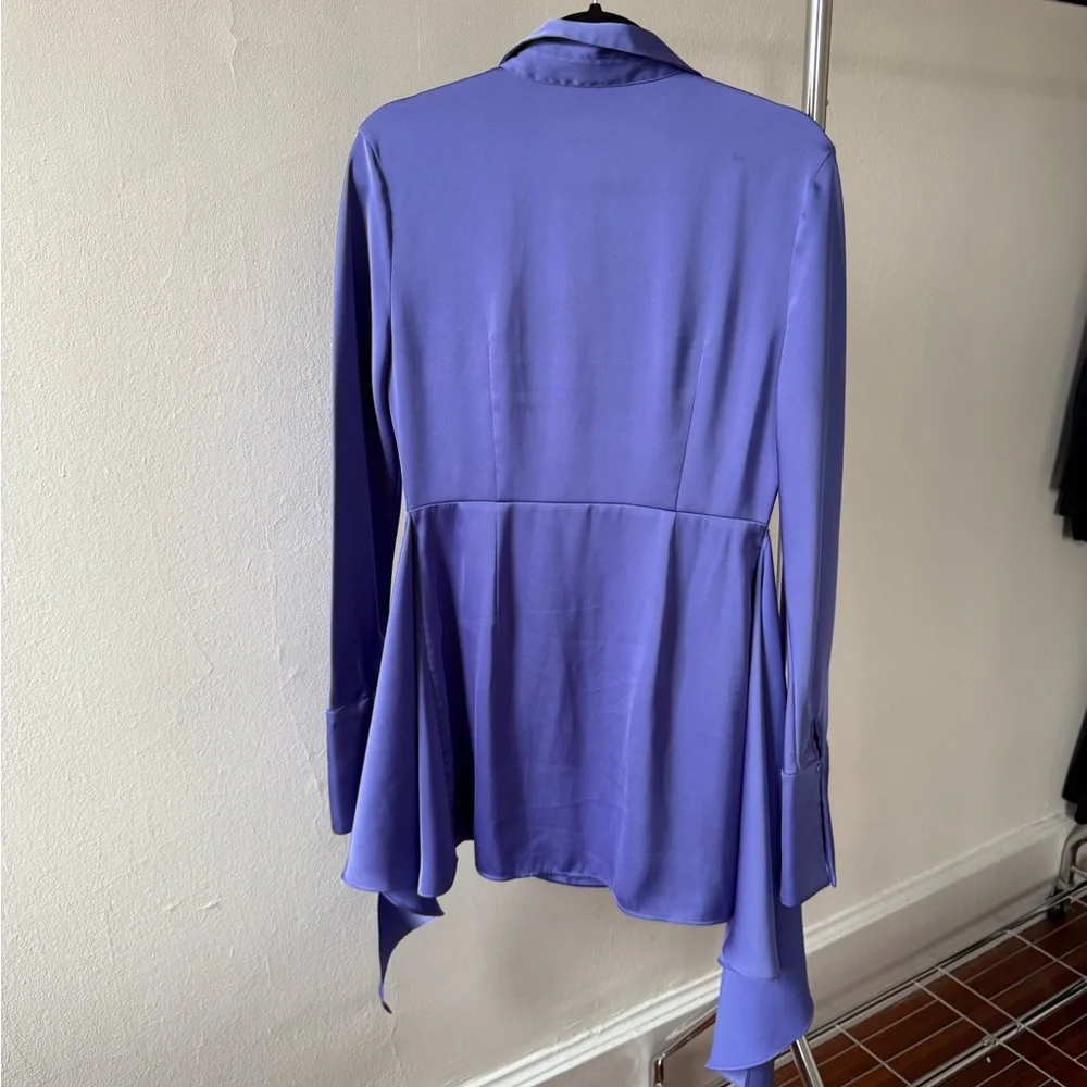 Rat & Boa Lilac Satin Mini Dress - Picture 4 of 7